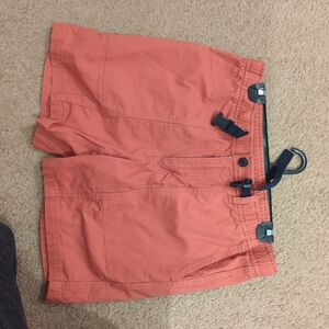 EUC Land's End Pink Ripstop Canvas Fatigue Shorts 32x7